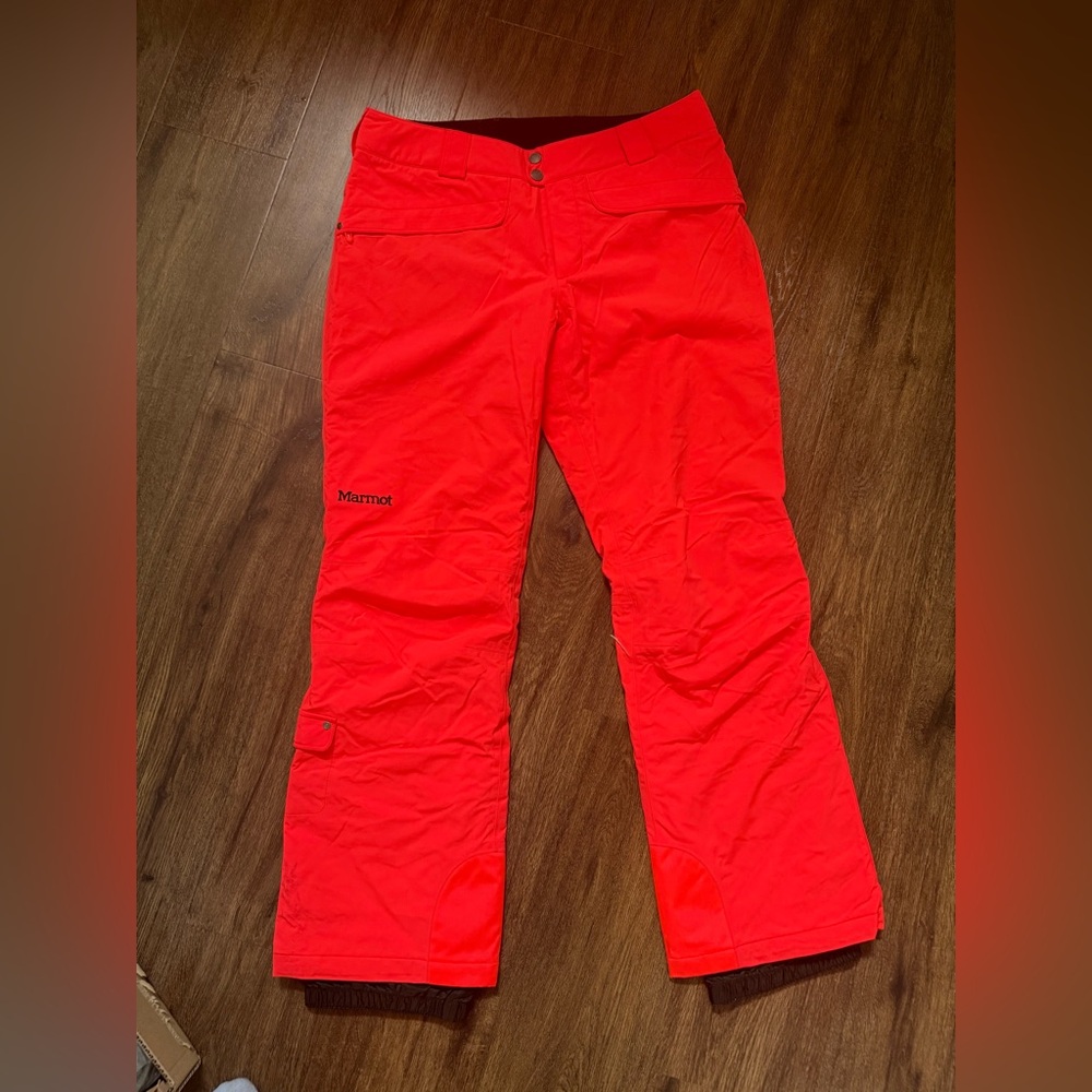 Marmot Bright Red Ski Snowboard Pants